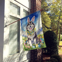 Load image into Gallery viewer, Alaskan Malamute Easter Egg Hunt House Flag