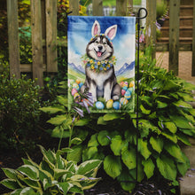 Load image into Gallery viewer, Alaskan Malamute Easter Garden Flag - Easter Egg Hunt - Dog-Themed Spring Yard Decor