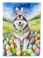 Load image into Gallery viewer, Alaskan Malamute Easter Egg Hunt House Flag