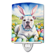 Load image into Gallery viewer, American Bulldog Easter Egg Hunt Ceramic Night Light