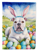 Load image into Gallery viewer, American Bulldog Easter Garden Flag - Easter Egg Hunt - Dog-Themed Spring Yard Decor