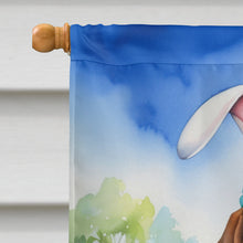 Load image into Gallery viewer, American English Coonhound Easter Egg Hunt House Flag