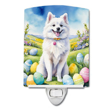 Load image into Gallery viewer, American Eskimo Easter Egg Hunt Ceramic Night Light
