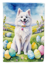 Load image into Gallery viewer, American Eskimo Easter Garden Flag - Easter Egg Hunt - Dog-Themed Spring Yard Decor