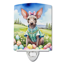 Load image into Gallery viewer, American Hairless Terrier Easter Egg Hunt Ceramic Night Light