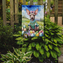Load image into Gallery viewer, American Hairless Terrier Easter Garden Flag - Easter Egg Hunt - Dog-Themed Spring Yard Decor