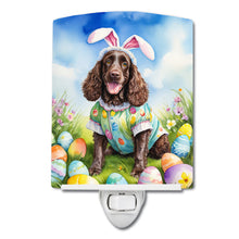 Load image into Gallery viewer, American Water Spaniel Easter Egg Hunt Ceramic Night Light