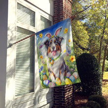 Load image into Gallery viewer, Australian Shepherd Easter Egg Hunt House Flag