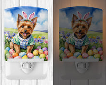 Load image into Gallery viewer, Australian Terrier Easter Egg Hunt Ceramic Night Light