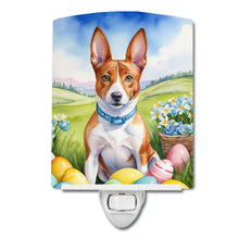 Load image into Gallery viewer, Basenji Easter Egg Hunt Ceramic Night Light