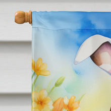 Load image into Gallery viewer, Basset Hound Easter Egg Hunt House Flag