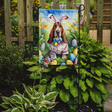 Load image into Gallery viewer, Basset Hound Easter Garden Flag - Easter Egg Hunt - Dog-Themed Spring Yard Decor