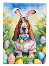 Load image into Gallery viewer, Basset Hound Easter Garden Flag - Easter Egg Hunt - Dog-Themed Spring Yard Decor