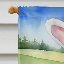 Load image into Gallery viewer, Basset Hound Easter Egg Hunt House Flag