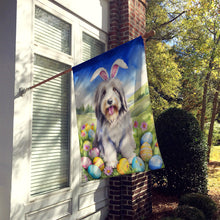 Load image into Gallery viewer, Bearded Collie Easter Egg Hunt House Flag