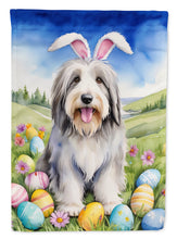 Load image into Gallery viewer, Bearded Collie Easter Garden Flag - Easter Egg Hunt - Dog-Themed Spring Yard Decor