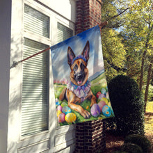 Load image into Gallery viewer, Belgian Malinois Easter Egg Hunt House Flag