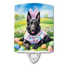 Load image into Gallery viewer, Belgian Sheepdog Easter Egg Hunt Ceramic Night Light