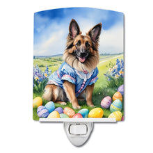 Load image into Gallery viewer, Belgian Tervuren Easter Egg Hunt Ceramic Night Light