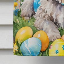 Load image into Gallery viewer, Bergamasco Sheepdog Easter Egg Hunt House Flag