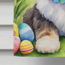Load image into Gallery viewer, Bernedoodle Easter Egg Hunt House Flag