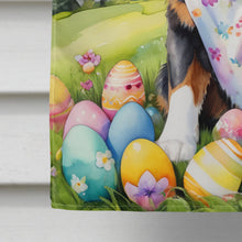 Load image into Gallery viewer, Bernese Mountain Dog Easter Egg Hunt House Flag