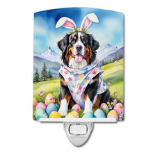 Load image into Gallery viewer, Bernese Mountain Dog Easter Egg Hunt Ceramic Night Light