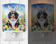 Load image into Gallery viewer, Bernese Mountain Dog Easter Egg Hunt Ceramic Night Light