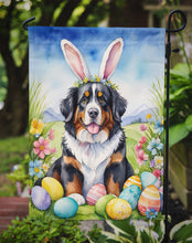 Load image into Gallery viewer, Bernese Mountain Dog Easter Garden Flag - Easter Egg Hunt - Dog-Themed Spring Yard Decor