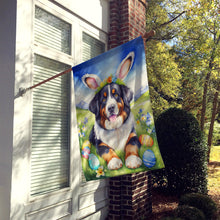 Load image into Gallery viewer, Bernese Mountain Dog Easter Egg Hunt House Flag