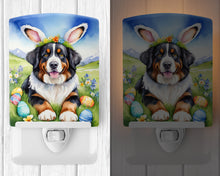 Load image into Gallery viewer, Bernese Mountain Dog Easter Egg Hunt Ceramic Night Light