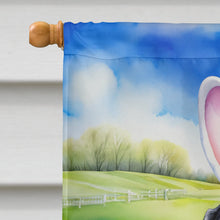 Load image into Gallery viewer, Bluetick Coonhound Easter Egg Hunt House Flag