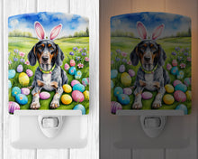 Load image into Gallery viewer, Bluetick Coonhound Easter Egg Hunt Ceramic Night Light
