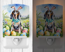 Load image into Gallery viewer, Bluetick Coonhound Easter Egg Hunt Ceramic Night Light