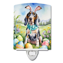 Load image into Gallery viewer, Bluetick Coonhound Easter Egg Hunt Ceramic Night Light