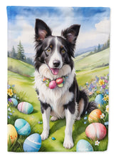 Load image into Gallery viewer, Border Collie Easter Egg Hunt House Flag