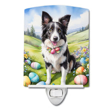 Load image into Gallery viewer, Border Collie Easter Egg Hunt Ceramic Night Light