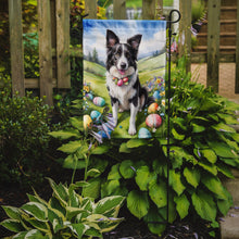 Load image into Gallery viewer, Border Collie Easter Garden Flag - Easter Egg Hunt - Dog-Themed Spring Yard Decor