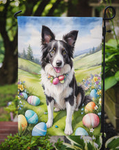 Load image into Gallery viewer, Border Collie Easter Garden Flag - Easter Egg Hunt - Dog-Themed Spring Yard Decor