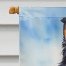Load image into Gallery viewer, Border Collie Easter Egg Hunt House Flag
