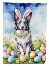 Load image into Gallery viewer, Border Collie Easter Garden Flag - Easter Egg Hunt - Dog-Themed Spring Yard Decor