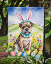 Load image into Gallery viewer, Border Terrier Easter Garden Flag - Easter Egg Hunt - Dog-Themed Spring Yard Decor