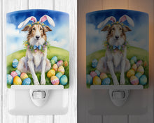 Load image into Gallery viewer, Borzoi Easter Egg Hunt Ceramic Night Light