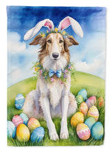 Load image into Gallery viewer, Borzoi Russian Wolfhound Easter Garden Flag - Easter Egg Hunt - Dog-Themed Spring Yard Decor