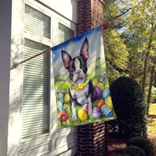 Load image into Gallery viewer, Boston Terrier Easter Egg Hunt House Flag
