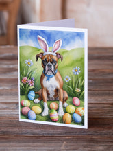 Load image into Gallery viewer, Boxer Easter Egg Hunt Greeting Cards - Blank Note Cards – 8-Pack of Artist-Designed Cards with Envelopes