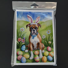 Load image into Gallery viewer, Boxer Easter Egg Hunt Greeting Cards - Blank Note Cards – 8-Pack of Artist-Designed Cards with Envelopes