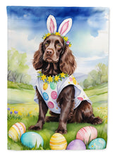 Load image into Gallery viewer, Boykin Spaniel Easter Egg Hunt House Flag