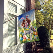 Load image into Gallery viewer, Brittany Spaniel Easter Egg Hunt House Flag
