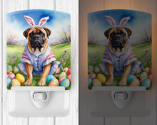 Load image into Gallery viewer, Bullmastiff Easter Egg Hunt Ceramic Night Light